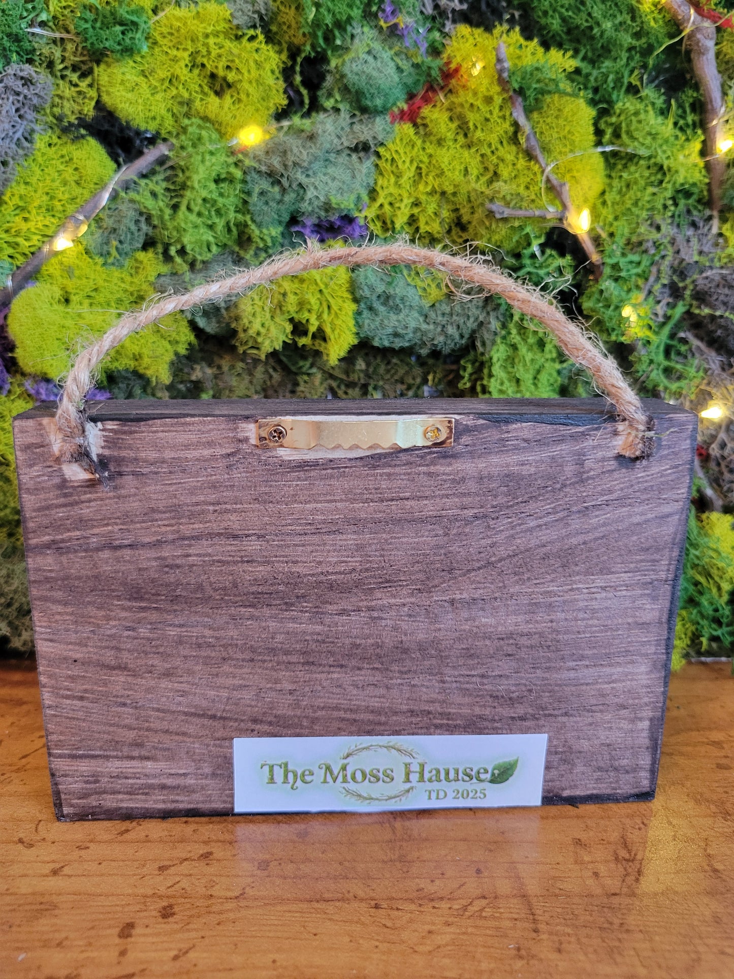 Pressed Flower Shadow Box | Pink Purple Botanical Wall Art